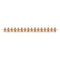 AMSCAN CA Christmas Felt Gingerbread Christmas Garland, 62 Inches, 1 Count 192937089576