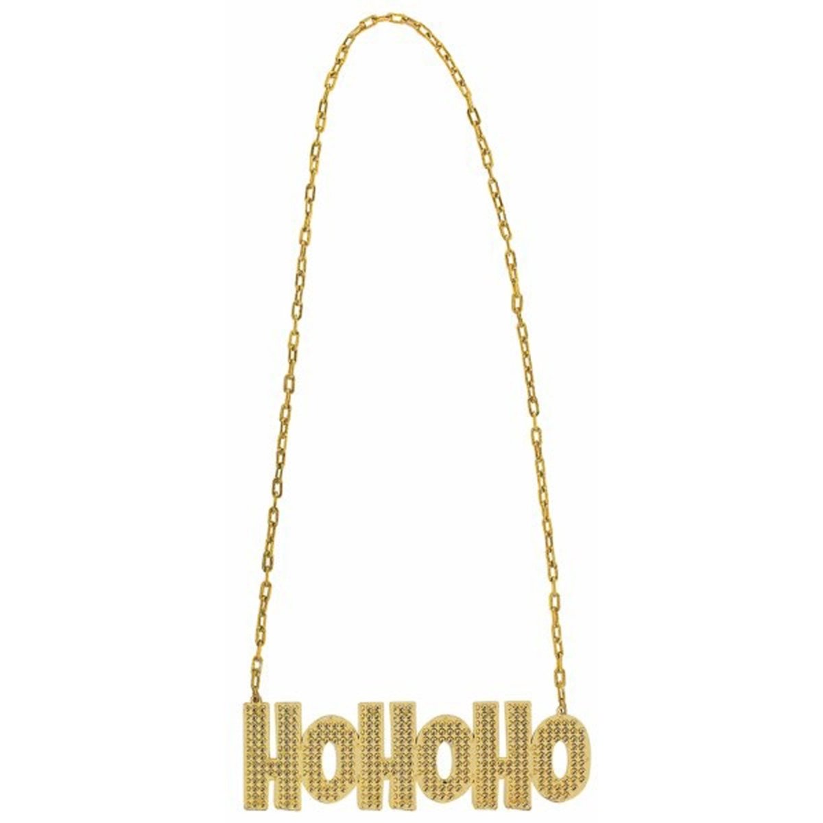AMSCAN CA Christmas HoHoHo Plastic Necklace, 32 Inches, 1 Count
