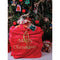 AMSCAN CA Christmas Red Santa Bag ''Merry Christmas'', 1 count 023168075345