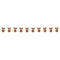 AMSCAN CA Christmas Reindeer Pom Pom Garland, 1 Count