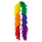 AMSCAN CA Costume Accessories Rainbow Feather Boa, 72 Inches, 1 Count 013051386382