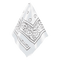 AMSCAN CA Costume Accessories White Bandana, 1 Count 013051441692