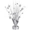AMSCAN CA Decorations Spray Centerpiece with Stars, Silver, 12 Inches, 1 Count 192937416358