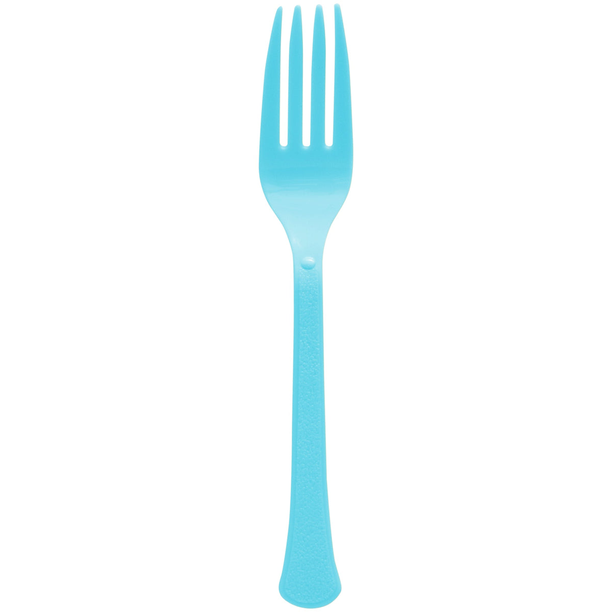 AMSCAN CA Disposable-Plasticware Caribbean Blue Plastic Forks, 20 Count 192937434499