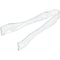 AMSCAN CA Disposable-Plasticware Clear PET Plastic Mini Tongs, 1 Count