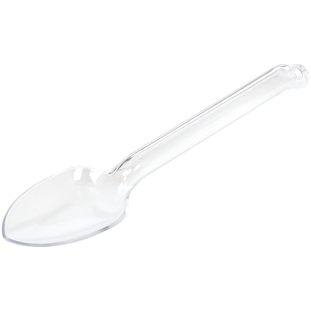 AMSCAN CA Disposable-Plasticware Clear PET Plastic Serving Spoon, 1 Count 192937438701