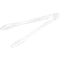 AMSCAN CA Disposable-Plasticware Clear PET Plastic Tongs, 1 Count 192937438626