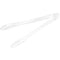 AMSCAN CA Disposable-Plasticware Clear PET Plastic Tongs, 1 Count 192937438626