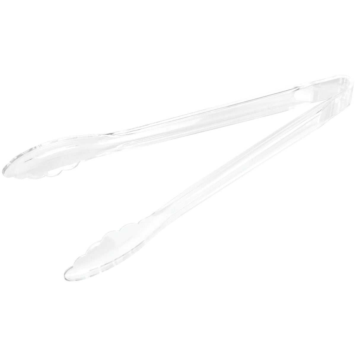 AMSCAN CA Disposable-Plasticware Clear PET Plastic Tongs, 1 Count 192937438626