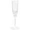 AMSCAN CA Disposable-Plasticware Clear Premium Crystal Look PET Plastic Champagne Flute, 20 Count