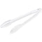 AMSCAN CA Disposable-Plasticware Frosty White PET Plastic Tongs, 1 Count 192937438596