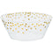 AMSCAN CA Disposable-Plasticware Gold PET Plastic Small Serving Bowl, 1 Count