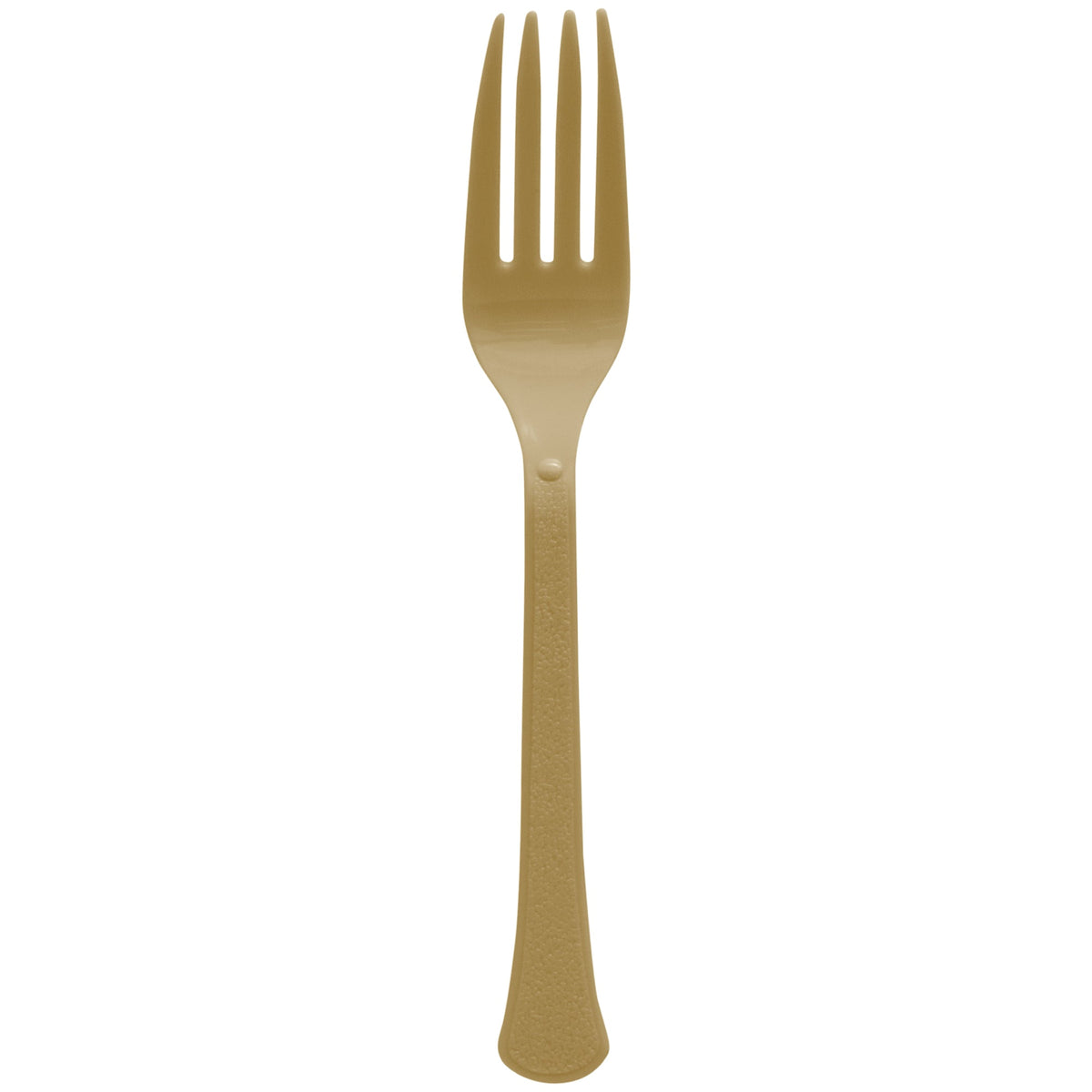 AMSCAN CA Disposable-Plasticware Gold Plastic Forks, 20 Count 192937434451