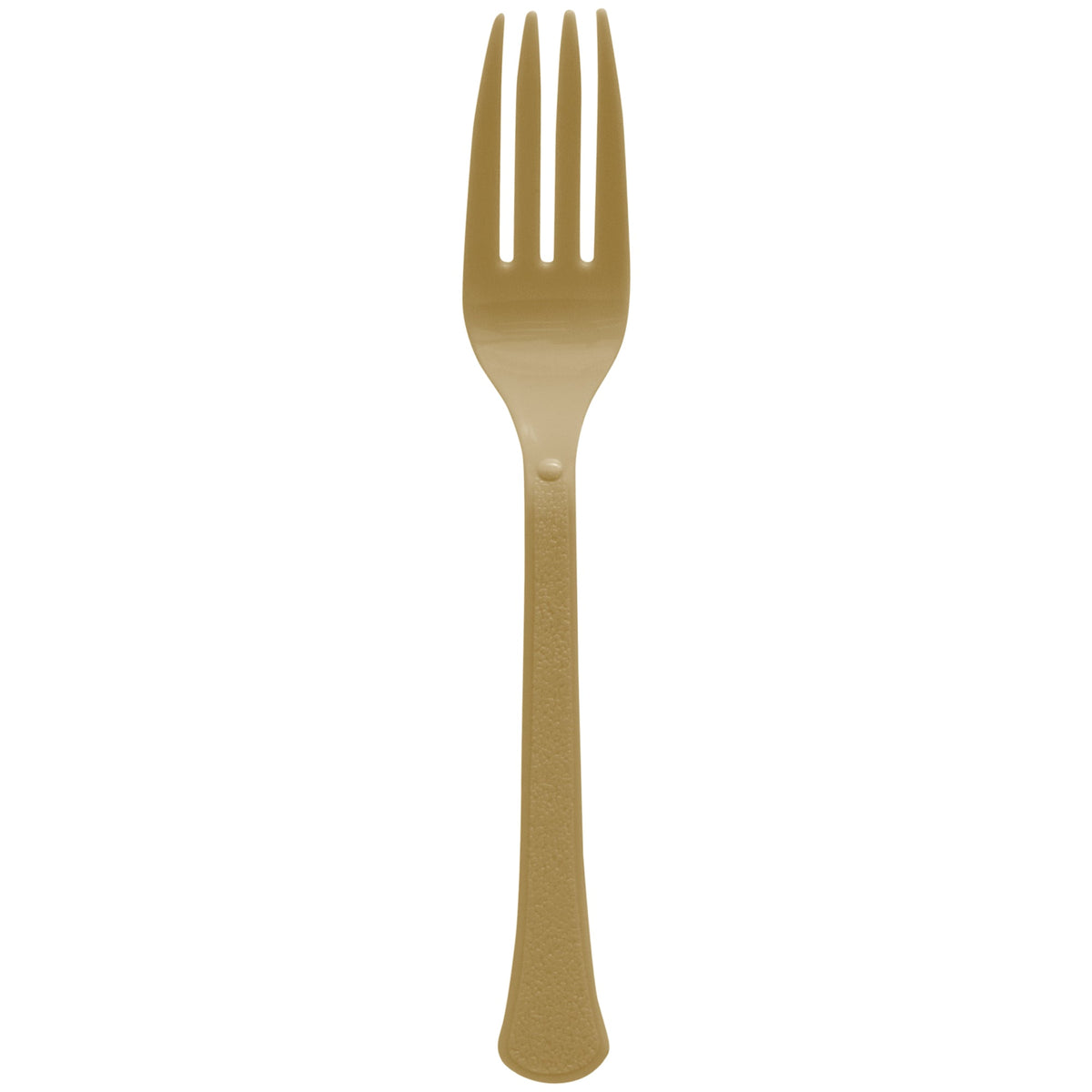 AMSCAN CA Disposable-Plasticware Gold Plastic Forks, 20 Count 192937434451