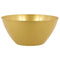 AMSCAN CA Disposable-Plasticware Gold Recyclable Plastic Bowls, 5 Count
