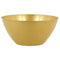AMSCAN CA Disposable-Plasticware Gold Recyclable Plastic Bowls, 5 Count