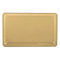 AMSCAN CA Disposable-Plasticware Gold Recyclable Plastic Tray, 11 x 18 Inches, 1 Count