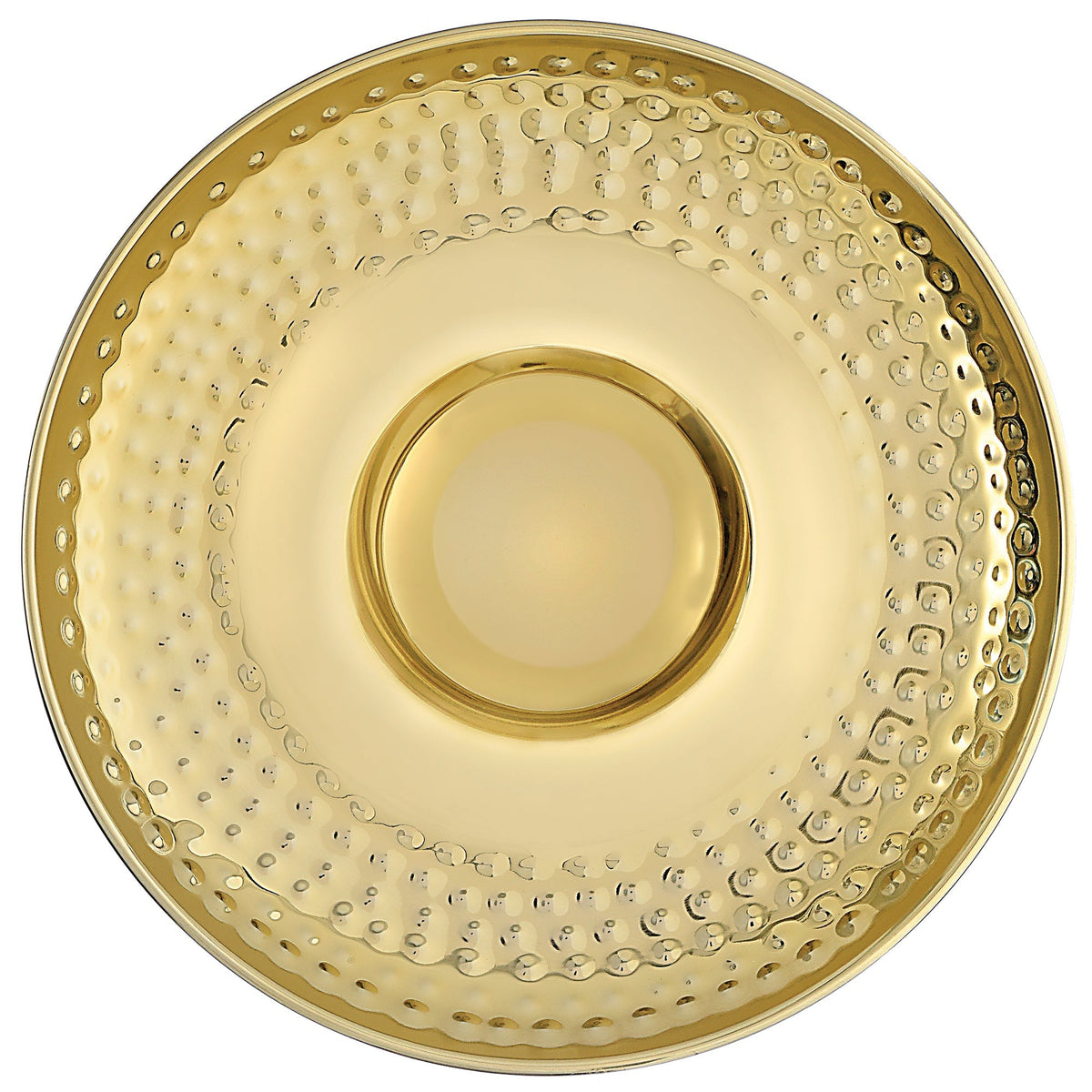 AMSCAN CA Disposable-Plasticware Gold Stainless Steel Chip and Dip Tray, 14 Inches, 1 Count