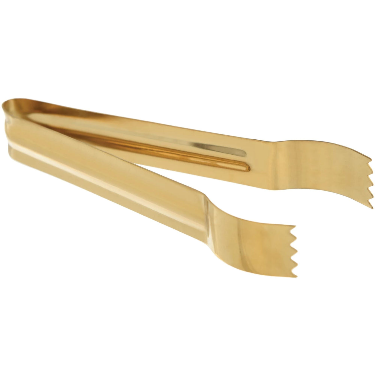 AMSCAN CA Disposable-Plasticware Gold Stainless Steel Serving Tongs, 1 Count