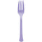 AMSCAN CA Disposable-Plasticware Lavender Plastic Forks, 20 Count 192937434345