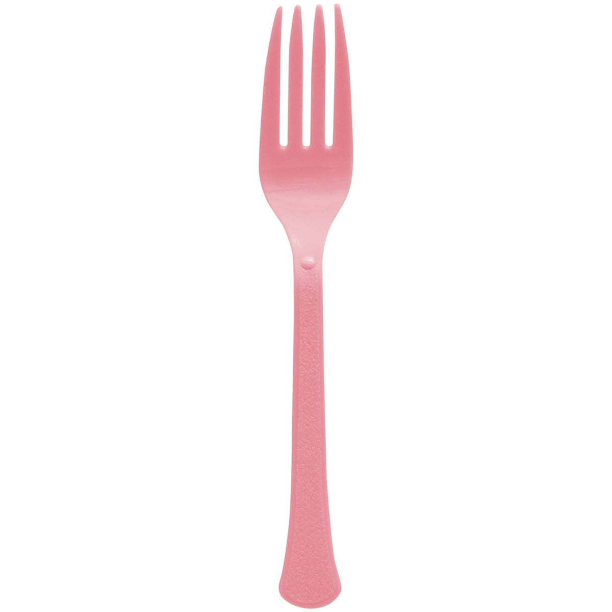 AMSCAN CA Disposable-Plasticware New Pink Plastic Forks, 20 Count 192937434420