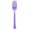 AMSCAN CA Disposable-Plasticware New Purple Plastic Forks, 20 Count 192937434413