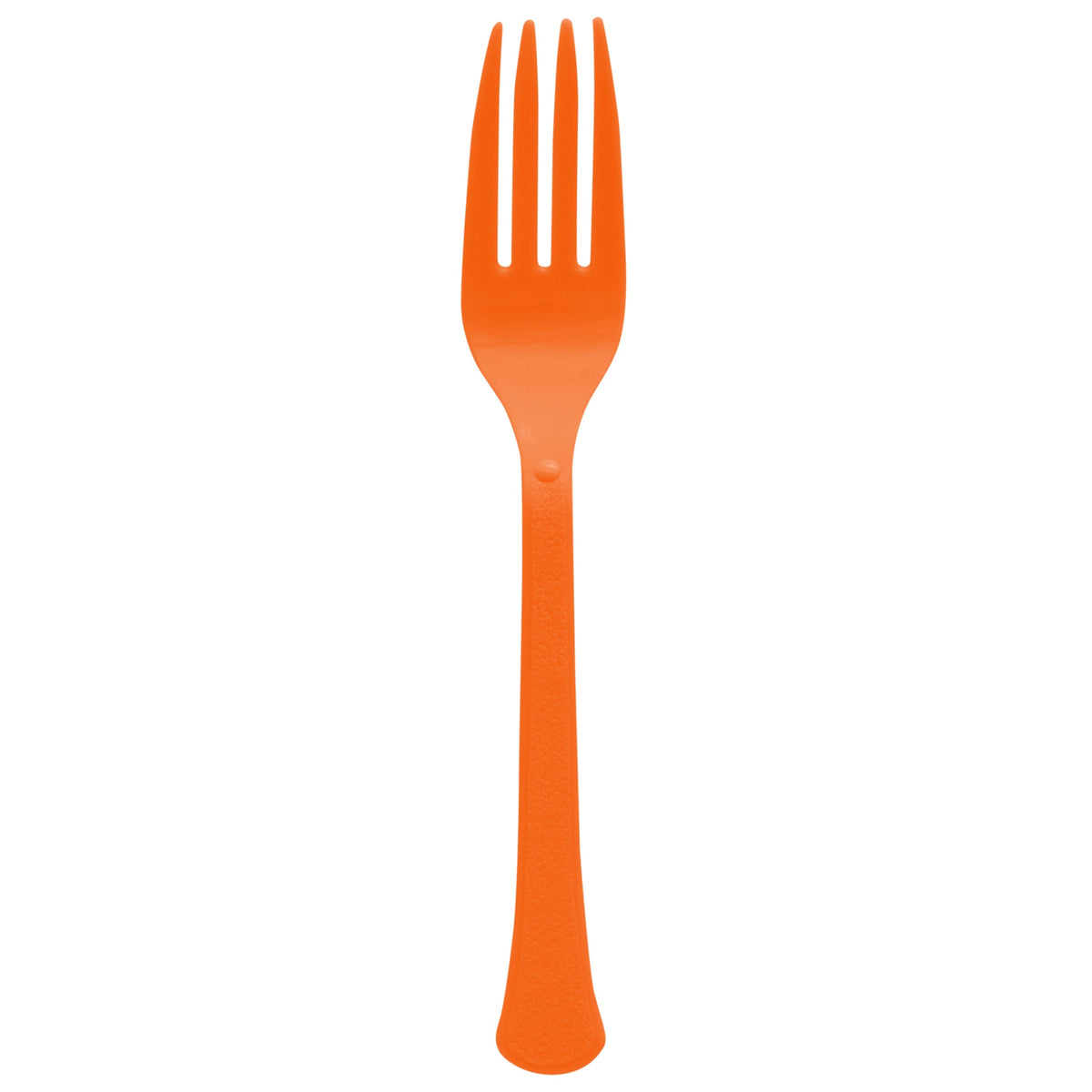 AMSCAN CA Disposable-Plasticware Orange Peel Plastic Forks, 20 Count 192937434352