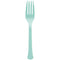 AMSCAN CA Disposable-Plasticware Robin Egg's Blue Plastic Forks, 20 Count 192937434437