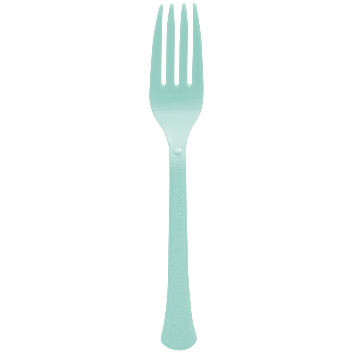 AMSCAN CA Disposable-Plasticware Robin Egg's Blue Plastic Forks, 20 Count 192937434437