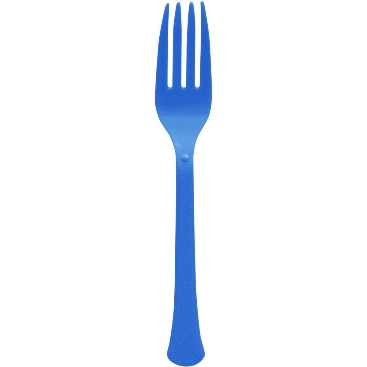 AMSCAN CA Disposable-Plasticware Royal Blue Plastic Forks, 20 Count 192937434406