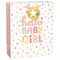 AMSCAN CA Gift Wrap & Bags Hello Baby Girl Large Bag, 1 Count