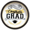 AMSCAN CA Graduation Achievement's Key Large Round Lunch Paper Plates, 9 Inches, 50 Count 192937227374