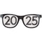 AMSCAN CA Graduation GRAD 2025 Black Glasses, 1 Count 192937528822