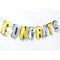 AMSCAN CA Graduation Graduation "Congrats" Dimensional Banner, 144 Inches, 1 Count 192937492086