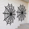 AMSCAN CA Halloween Halloween Black Spiderweb Outdoor Decoration, 65 x 65 Inches, 2 Count
