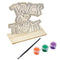 AMSCAN CA Halloween Halloween Trick or Treat MDF Painting Activity Set, 5 x 5 Inches, 1 Count