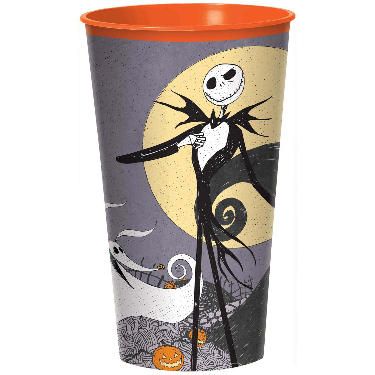AMSCAN CA Halloween Nightmare Before Christmas Orange Party Favour Cup, 32 Oz, 1 Count