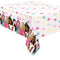 AMSCAN CA Kids Birthday Barbie Rectangular Plastic Table Cover, 54 x 84 Inches, 1 Count