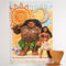 AMSCAN CA Kids Birthday Disney Moana Party Scene Setter, 59 x 65 Inches, 1 Count 192937341155
