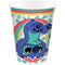 AMSCAN CA Kids Birthday Disney Stitch Birthday Party Paper Cups, 9 Oz, 8 Count
