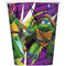 UNIQUE PARTY FAVORS Kids Birthday Ninja Turtles: Mutant Mayhem Birthday Paper Cups, 9 Oz, 8 Count