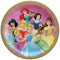 AMSCAN CA Kids Birthday Once Upon A Time Birthday Small Round Dessert Paper Plates, 7 Inches, 8 Count 192937455647