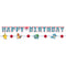 AMSCAN CA Kids Birthday Pokémon Happy Birthday Letter Banner Kit, 2 Count