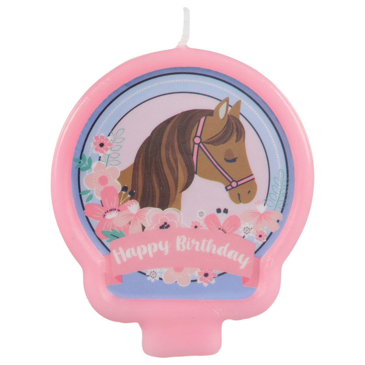 AMSCAN CA Kids Birthday Saddle Up Birthday Candle, 1 Count 192937106549