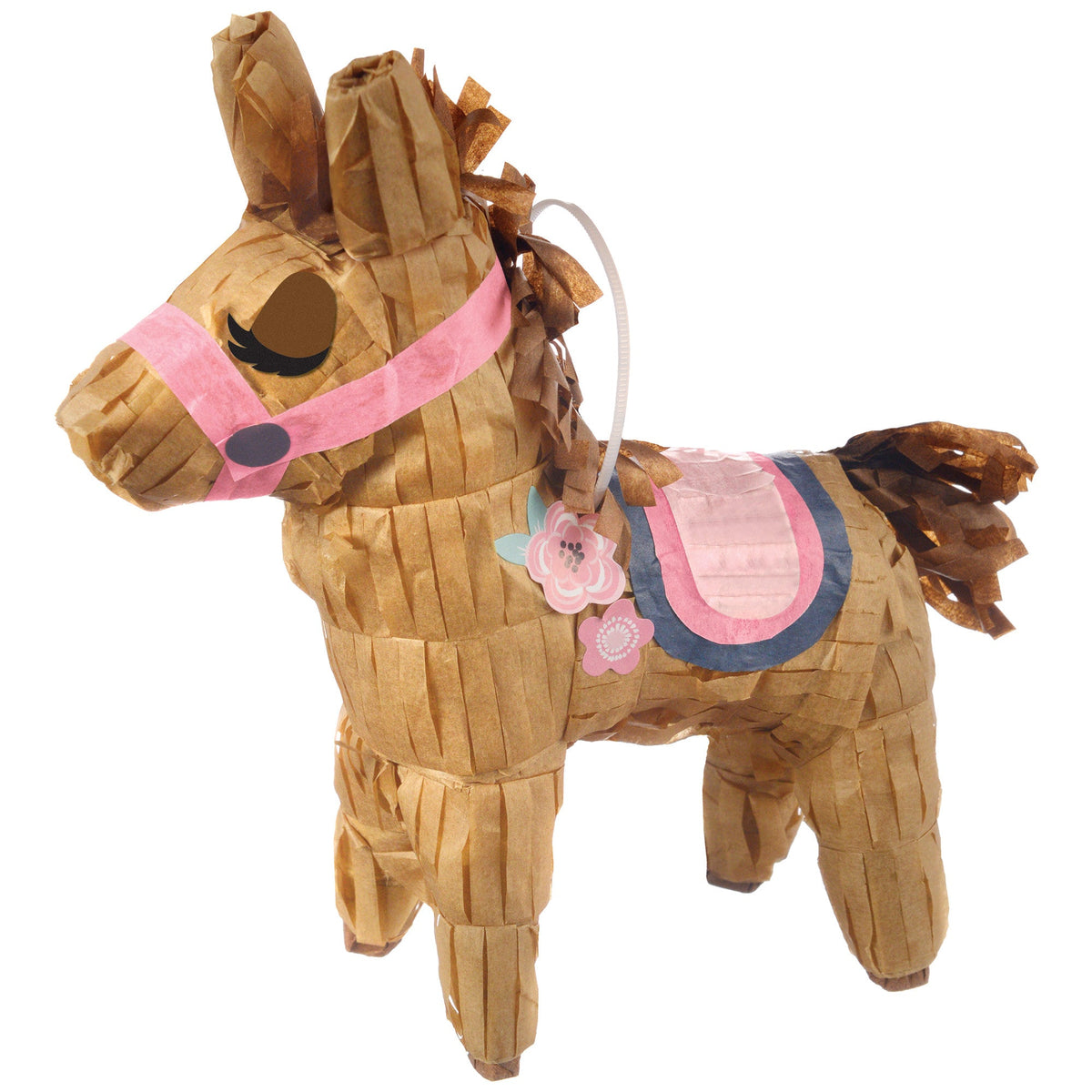 AMSCAN CA Kids Birthday Saddle Up Mini Horse Piñata, 1 Count 192937106532