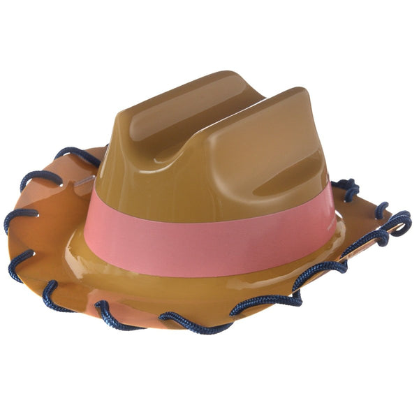 20 Mini Chapeaux De Cowboy Pour Cupcakes | Décoration Fête Western Anniversaire | Rouge Et Rose | Non Comestible