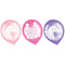 AMSCAN CA Kids Birthday Saddle Up Printed Latex Balloons, Pink and Purple, 12 Inches, 6 Count 192937106631
