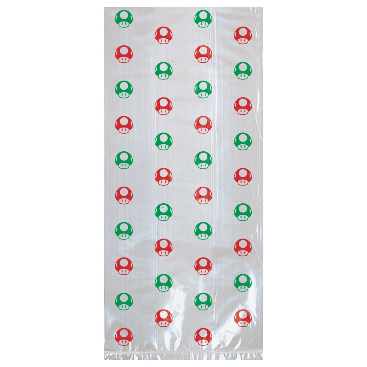 AMSCAN CA Kids Birthday Super Mario Bros. Birthday Party Favour Bags, 9.5 x 4 x 1 Inches, 16 Count