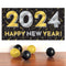 AMSCAN CA New Year 2024 Happy New Year Scene Setter, 33 x 65 Inches, 1 Count