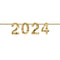 AMSCAN CA New Year 2024 New Year Sequin Banner, 144 x 15 Inches, 1 Count
